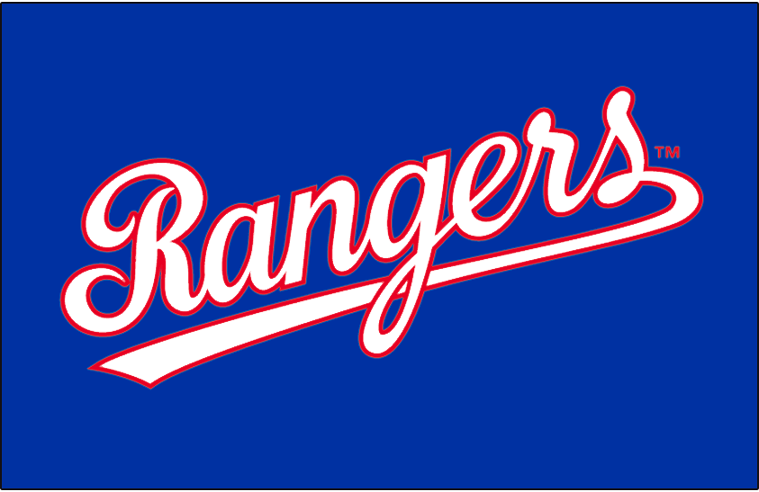 Texas Rangers 1984-1993 Jersey Logo fabric transfer